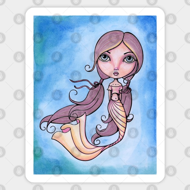 Mermaid Cutie 2 of 4 Sticker by LittleMissTyne